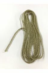 Simli Zincir İp Dekoratif Gold Zincir İp Çanta Askısı Süsleme İpi (10 Metre) (6-7 mm)