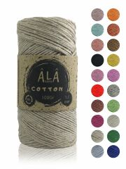 Cotton Panç Amigurumi İpi Koton Punch İpi 1,5mm - 100 Gram Bej
