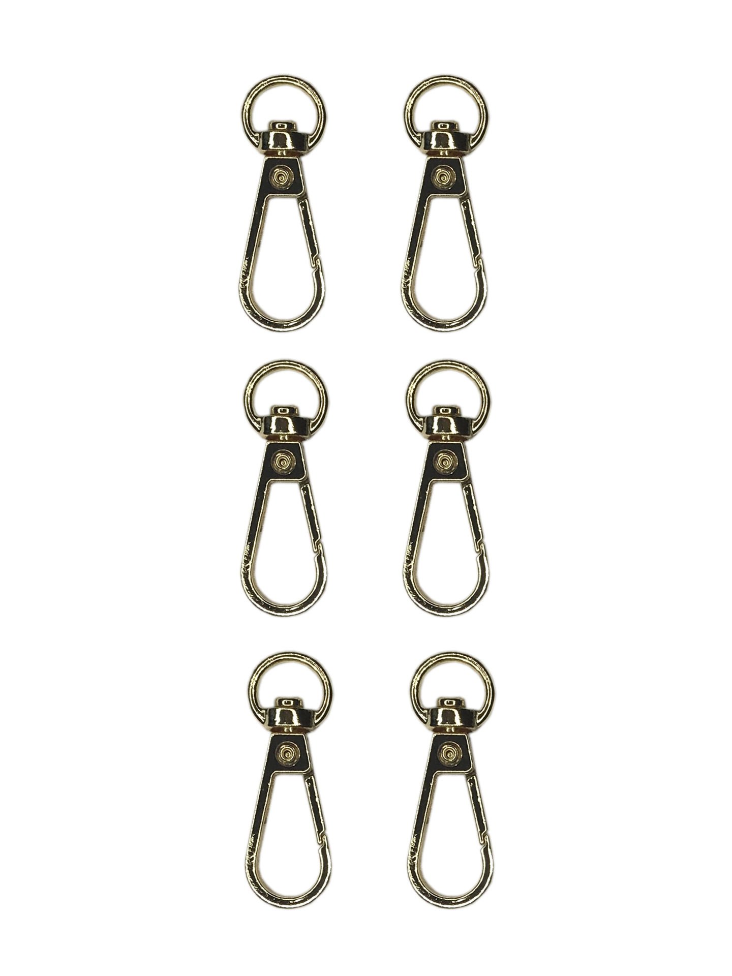 Kanca 1 cm Çanta Aksesuarı (6 Adet) Light Gold