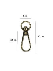 Kanca 1 cm Çanta Aksesuarı (4 Adet) Light Gold