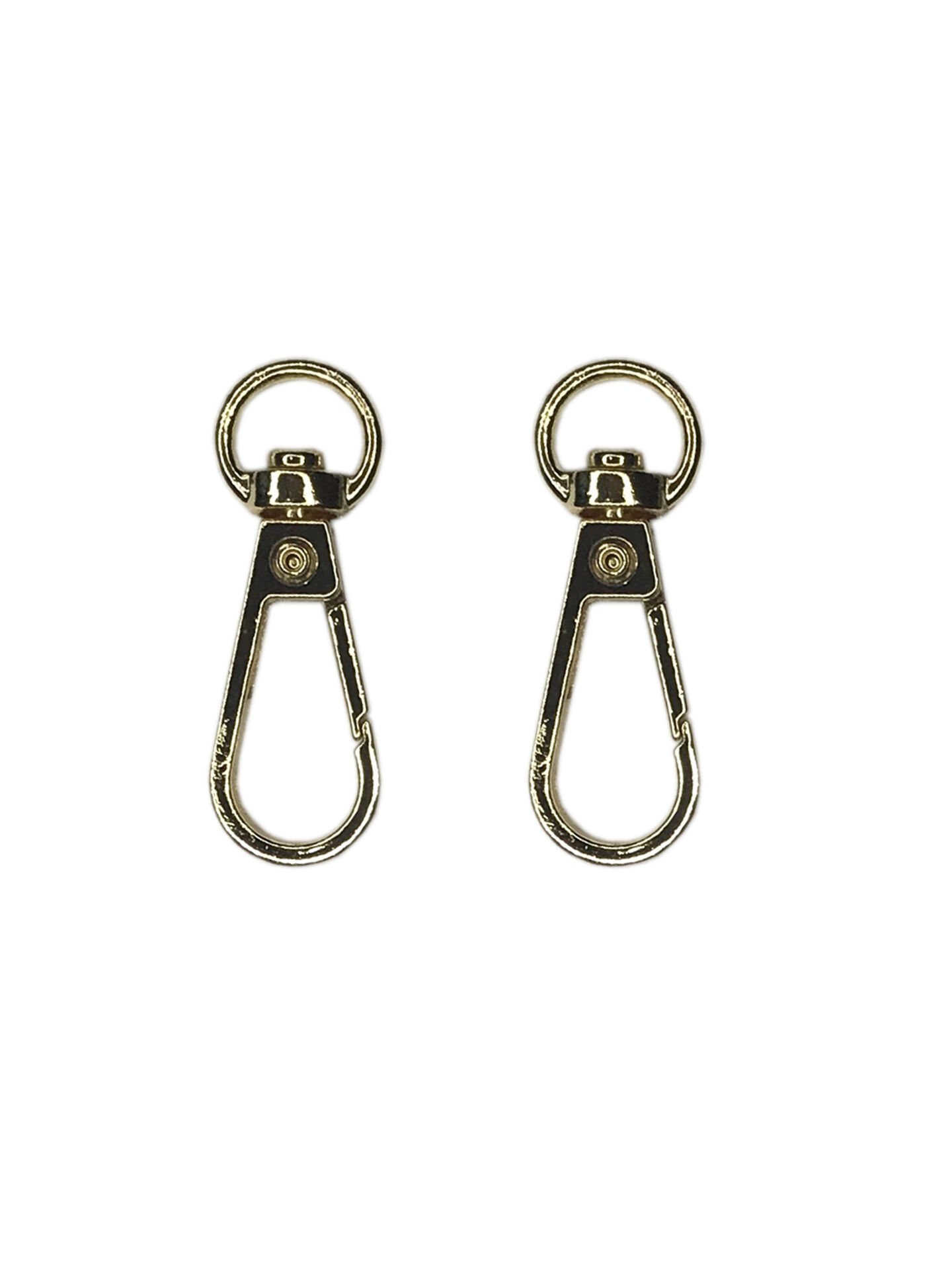 Kanca 1 cm Çanta Aksesuarı (2 Adet) Light Gold