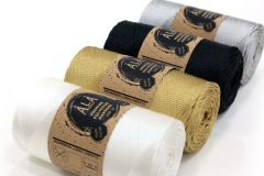 Premium Polyester Makrome İp (Süper Parlak) 2mm - 200 Gram Gümüş