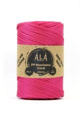 2 mm - 200 gr Polyester (PP) Makrome İpi 230 Mt Fuşya 2