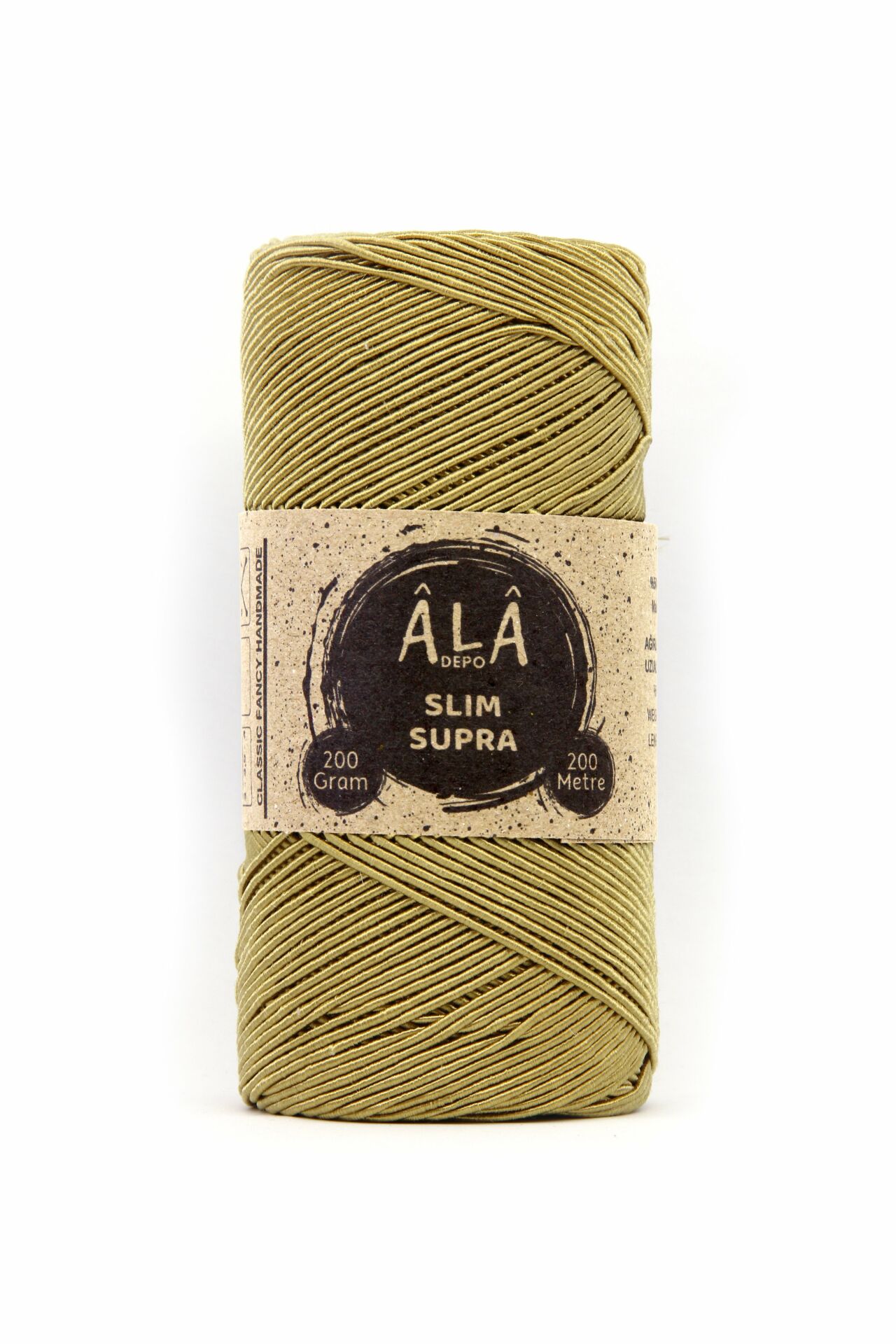 Slim Supra İp 200 Gram Mumlu İp Supla Çanta Runner İpi Gold