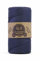 XL Polyester Makrome  No:6 - 3mm (Kalın) Çanta İpi Lacivert