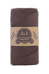 XL Polyester Makrome  No:6 - 3mm (Kalın) Çanta İpi Acı Kahve