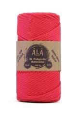 XL Polyester Makrome  No:6 - 3mm (Kalın) Çanta İpi Kırmızı