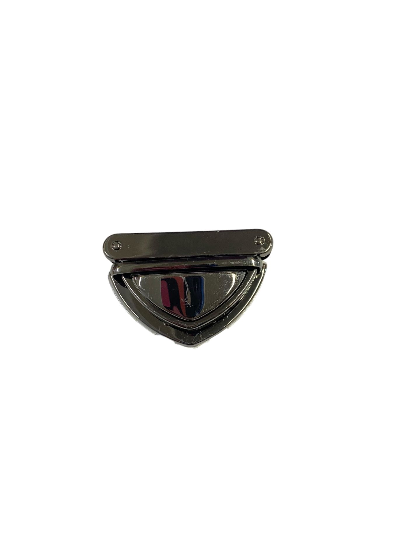 Üçgen Basmalı Kilit 4 cm Siyah