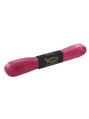 Saten Çift Taraflı Kurdele 1cm 10 Metre Pembe