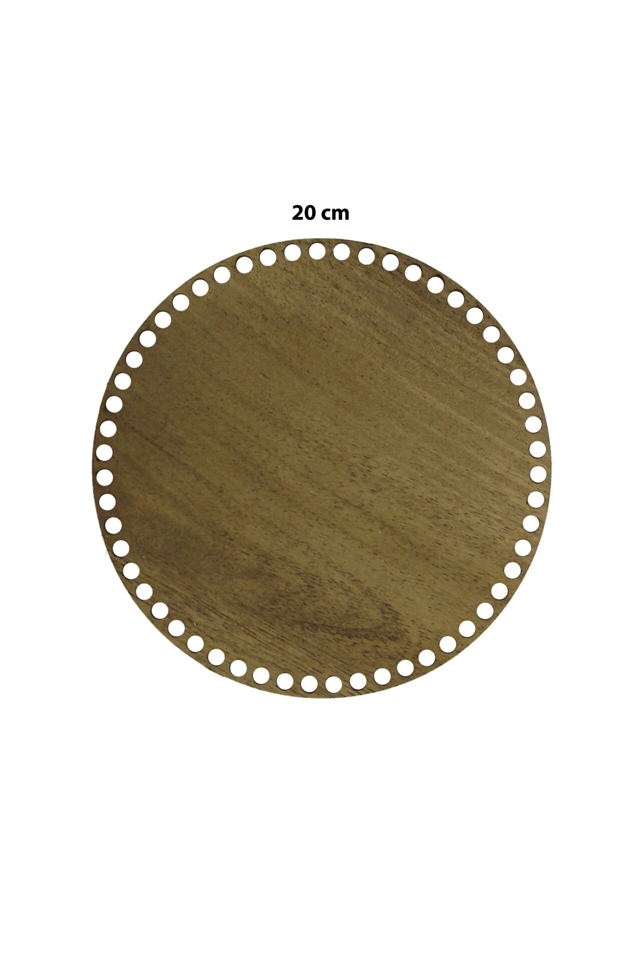 Ahşap Sepet Tabanı 20cm Açık Meşe Çift Yüz 3mm MDF