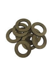 Makrome Küçük Halka 5cm 3mm Mdf Açık Meşe (10 Adet)