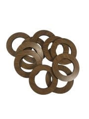 Makrome Küçük Halka 5cm 3mm Mdf Ceviz (10 Adet)