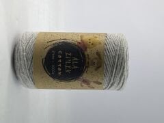 Cotton İp Amigurimi Örgü İpi - Koton İp 2mm 100 Gram gri Renk