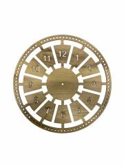 Ahşap Makrome Saat Kasnağı Açık Meşe 20 Cm