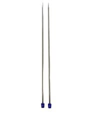 Titanyum Paslanmaz Parlak Uzun Şiş 6 mm 35 cm (Çift)