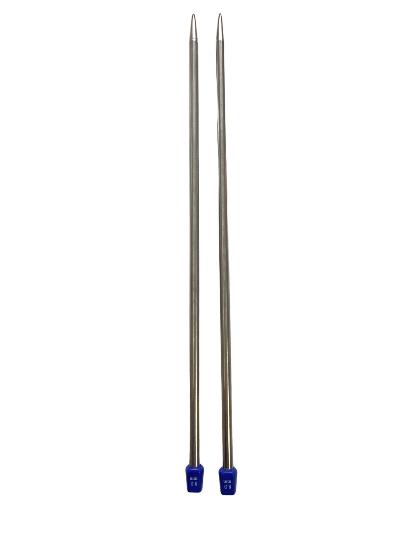 Titanyum Paslanmaz Parlak Uzun Şiş 9 mm 35 cm (Çift)