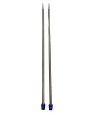 Titanyum Paslanmaz Parlak Uzun Şiş 9 mm 35 cm (Çift)