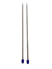 Titanyum Paslanmaz Parlak Uzun Şiş 8 mm 35 cm (Çift)