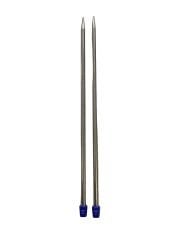 Titanyum Paslanmaz Parlak Uzun Şiş 10 mm 35 cm (Çift)