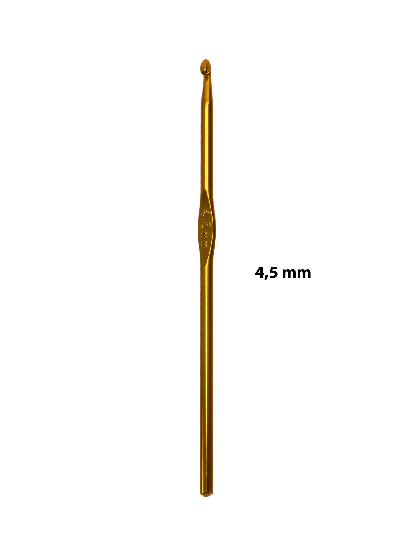 Metal Tığ Yün Penye Makrome Örgü No: 4,5 mm (15cm)