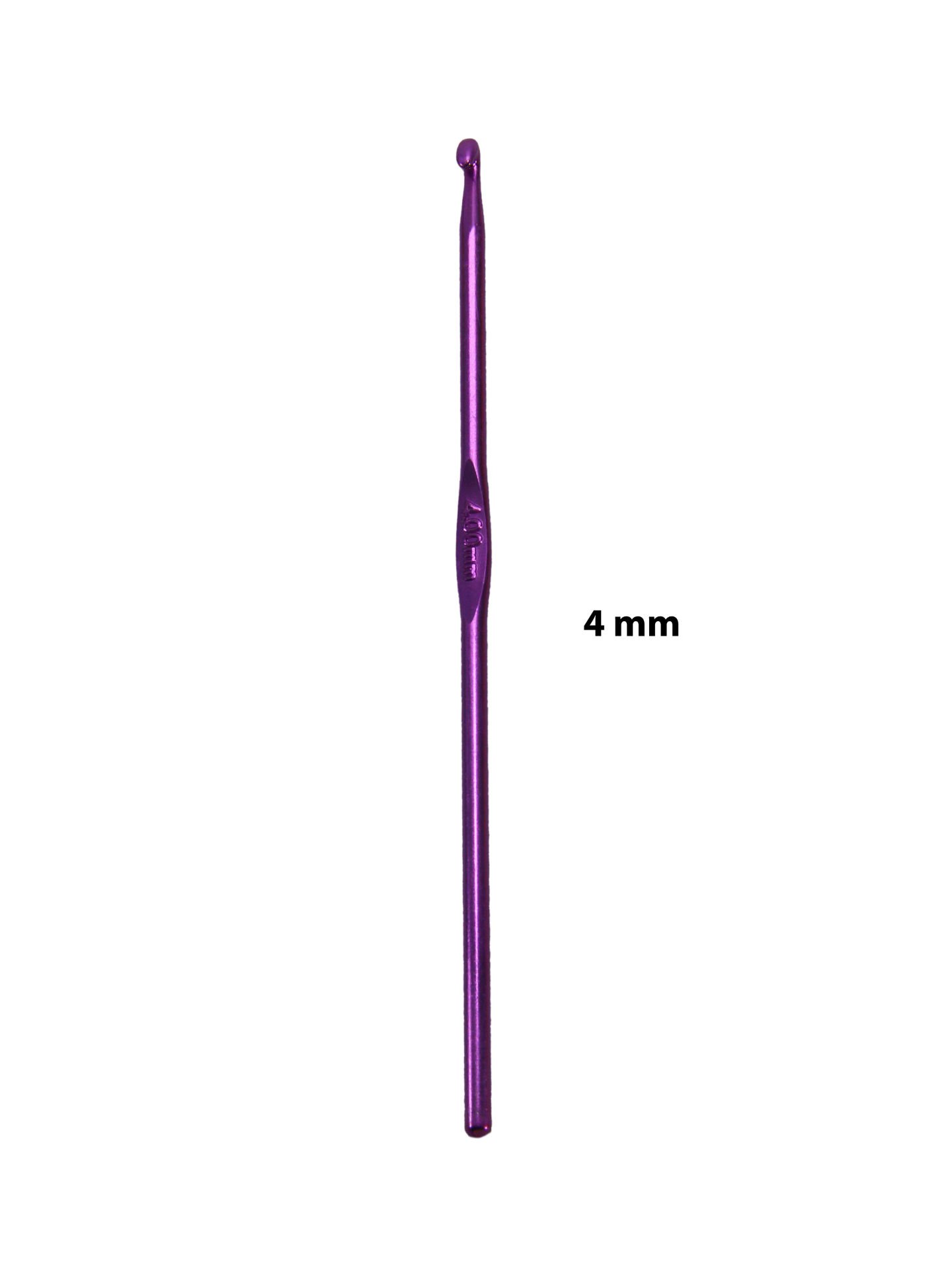 Metal Tığ Yün Penye Makrome Örgü No: 4 mm (15cm)