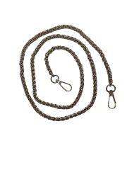 Örgü Model Çanta Zinciri(100 cm) Siyah