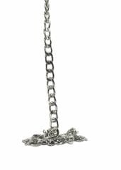 Alüminyum Çanta Zinciri 1 Metre 12 mm Gümüş