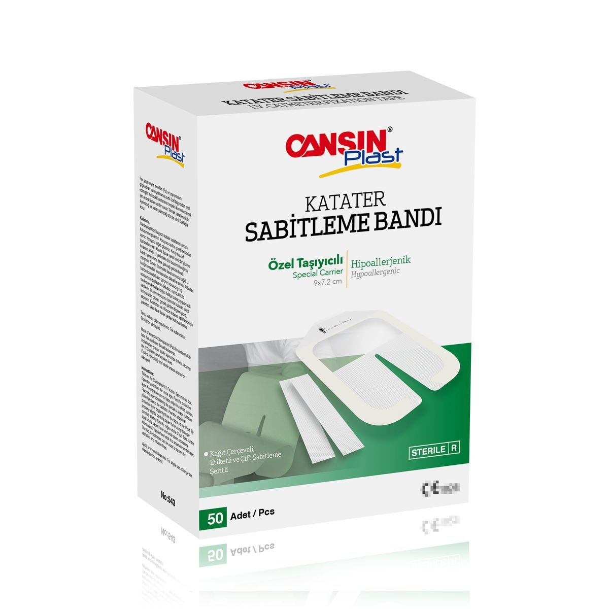 Cansın Plast Özel Taşıyıcılı Kateter Sabitleme Bandı