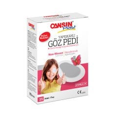 Cansın Plast Çocuk Göz Pedi -Etiket Hediyeli- Steril