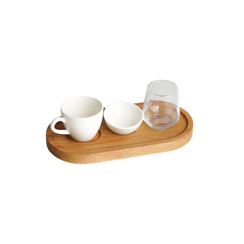 Ahşap Çay & Kahve Sunum Tabağı
