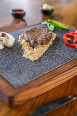 Ahşap Boğa Tasarımlı Termowood Steak Sunum Tabağı