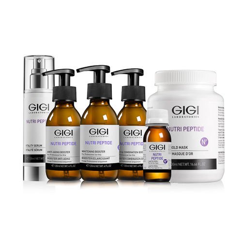 11566 - NUTRI PEPTIDE TREATMENT SET (3xBoosters, Gold Mask, Peeling,Serum)