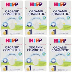 Hipp 1 Organik Combiotic 800 gr Bebek Sütü 6 ADET