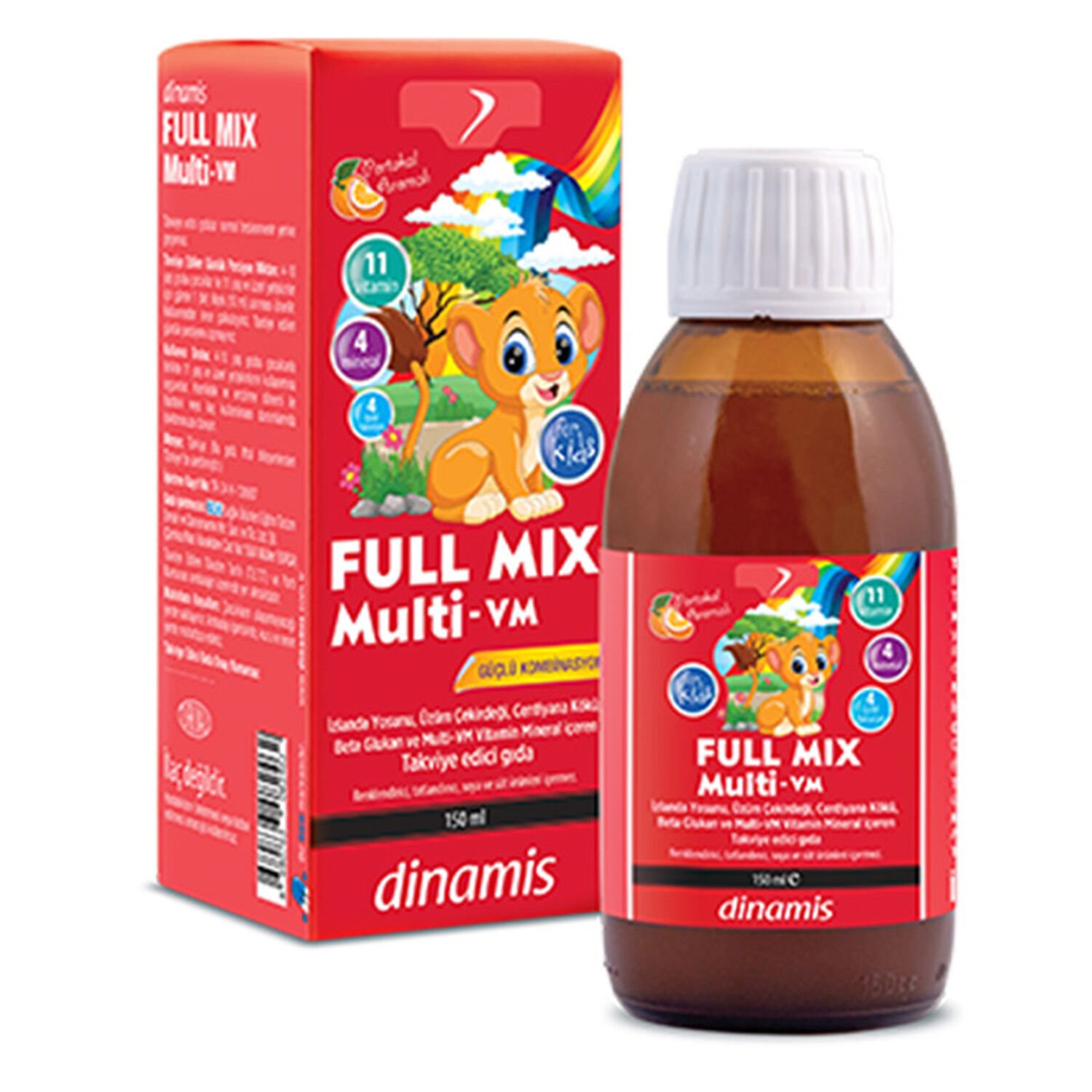 Dinamis Full Mix Multi VM Şurup 150 ml