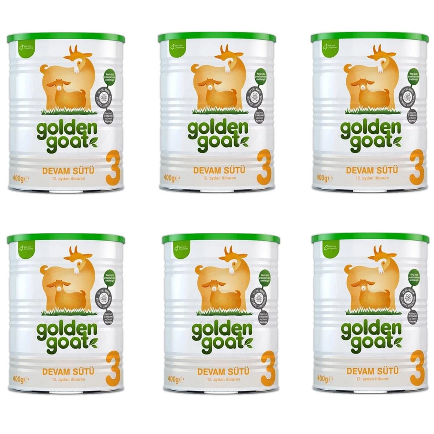 Golden Goat 3 Keçi Devam Sütü 400 gr 6 ADET