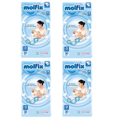 Molfix 0 Numara Prematüre 30 lu Bebek Bezi 4 ADET