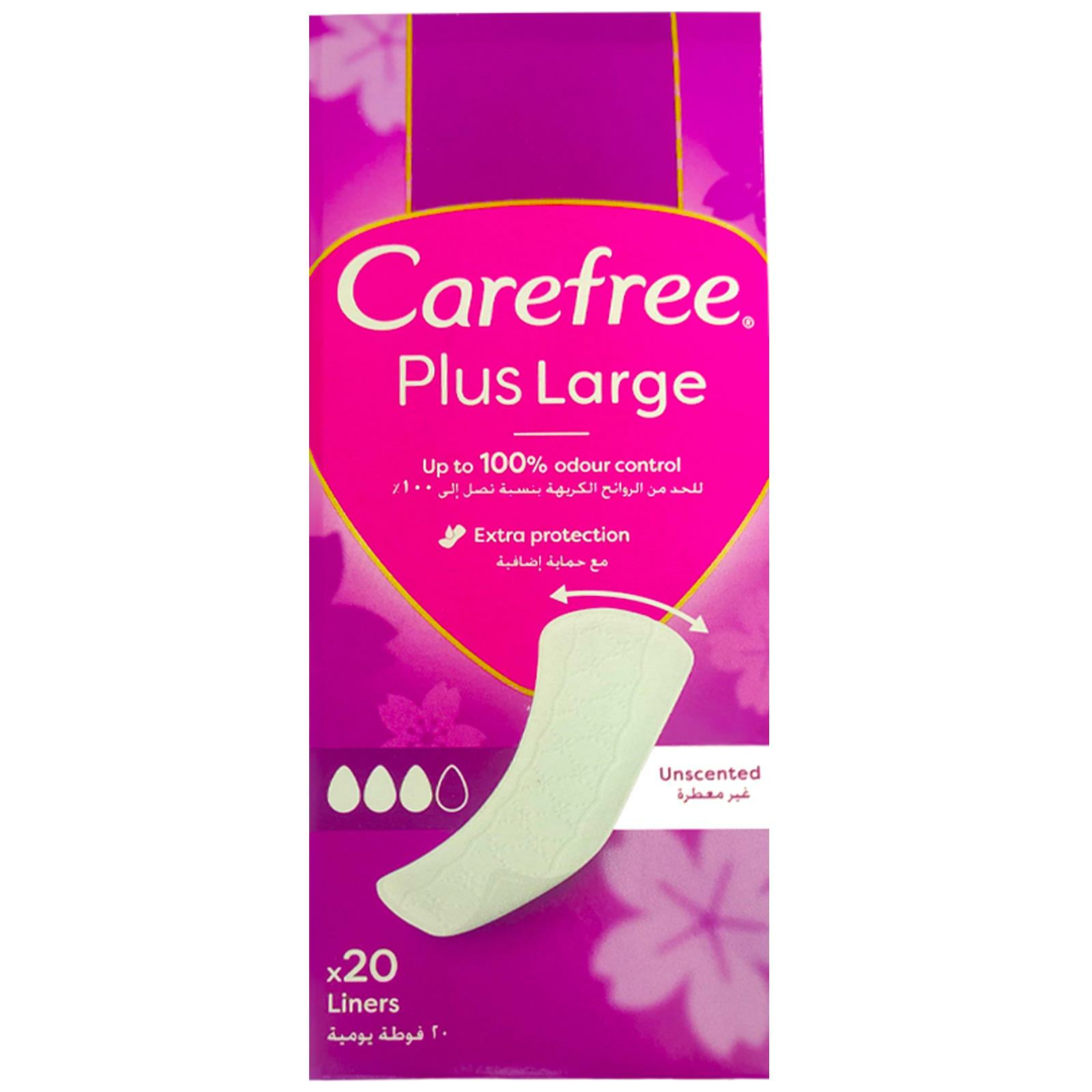 Carefree Plus Large Günlük Ped 20'li