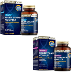 Nutraxin Multivitamin Complex Kadın 60 Tablet + Multivitamin Mineral Complex Erkek 60 Tablet