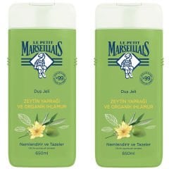 Le Petit Marseillais Zeytin Yaprağı Ve Ihlamur Özlü Duş Jeli 650 ml 2 ADET