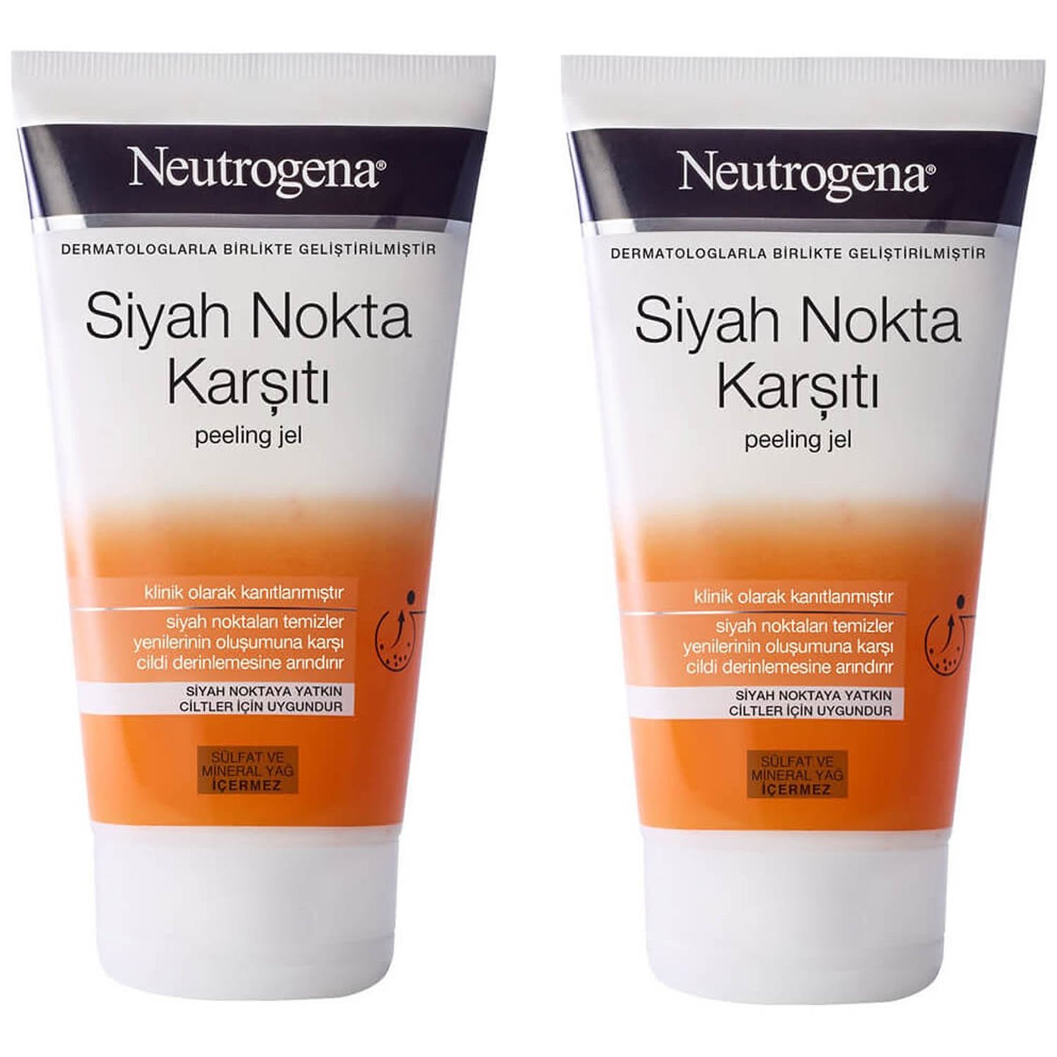 Neutrogena Siyah Nokta Karşıtı Peeling Jel 150 ml 2 ADET