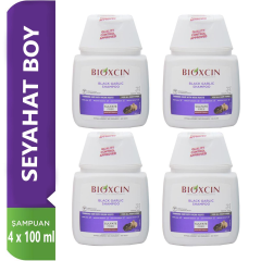 Bioxcin Saç Dökülmesine Karşı Siyah Sarımsak Şampuanı 100 ml Seyahat Boy 4 ADET