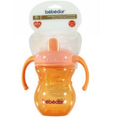 Bebedor Sert Uçlu 6+Ay Kulplu Alıştırma Bardağı 270 ml