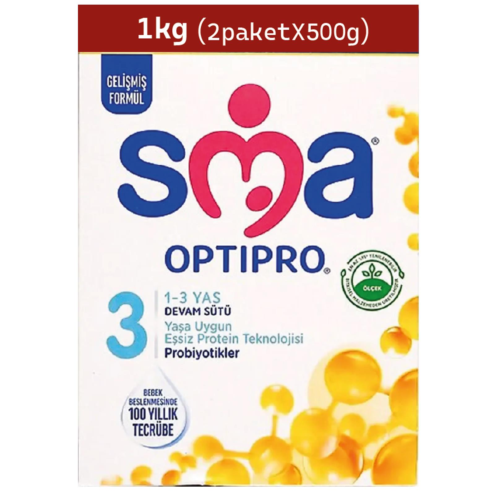 Sma Optipro Probiyotik 3 Devam Sütü 1000 gr