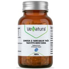 Venatura Omega 3 Balık Yağı 1600 mg 30 Yumuşak Kapsül