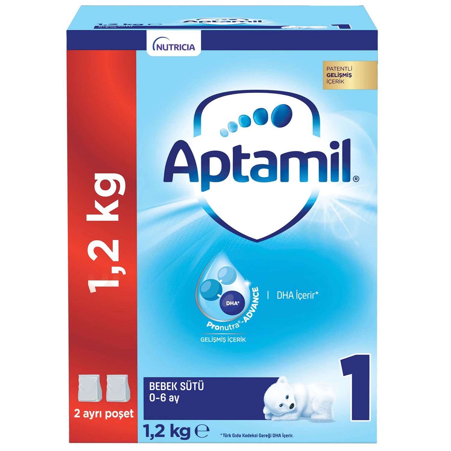 Aptamil 1 Bebek Sütü 1200 gr