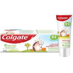 Colgate 0-2 Yaş Doğal Meyve Tadında Florürsüz Çocuk Diş Macunu 40 ml