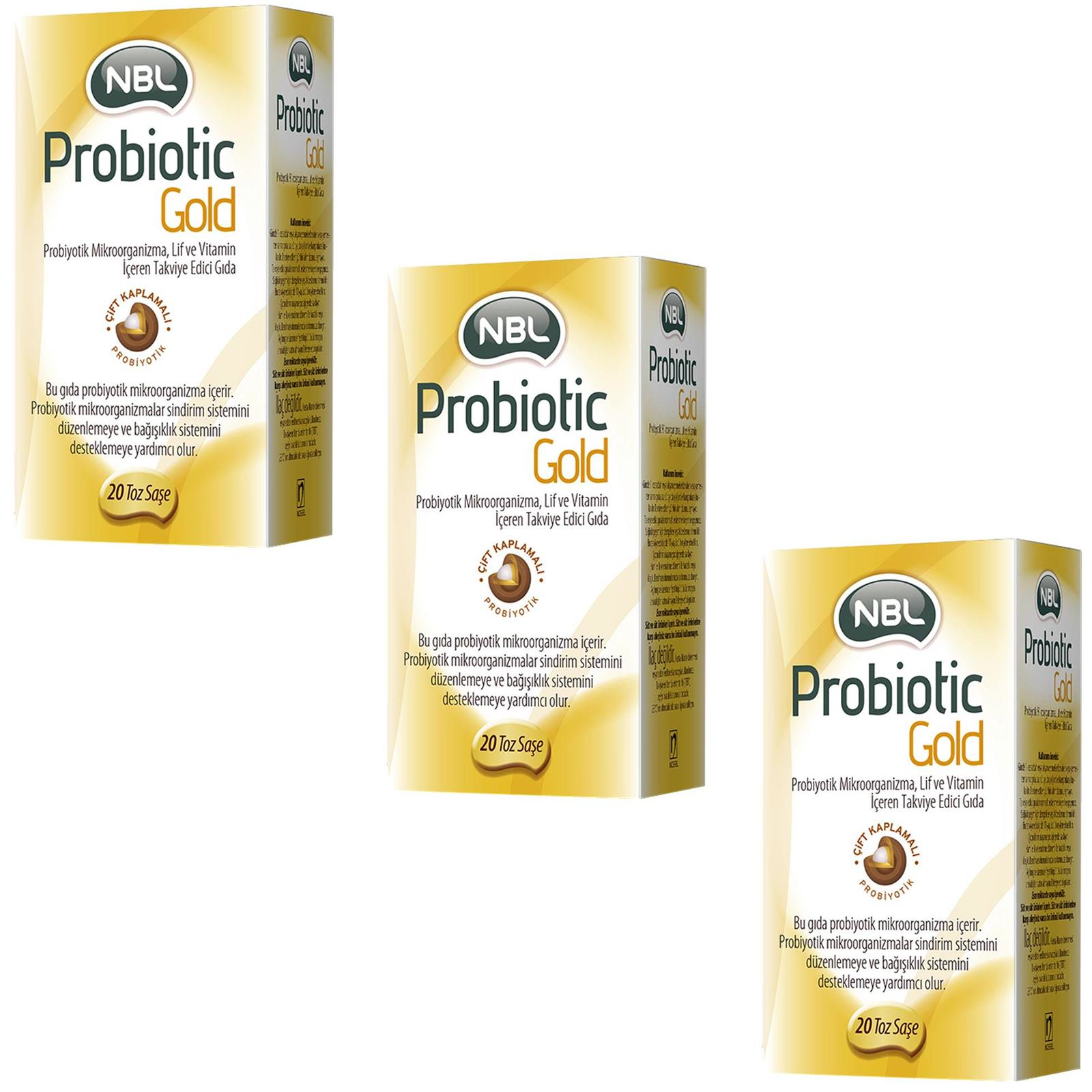 Nbl Probiotic Gold 20 Saşe X 3 ADET