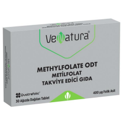 Venatura Metilfolat ODT Takviye Edici Gıda 30 Tablet