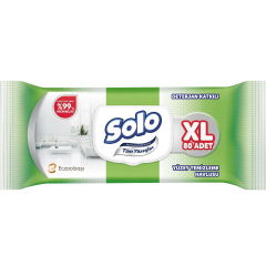 Solo Deterjan Katkılı Yüzey Temizleme Havlusu XL 80 Yaprak