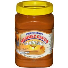 Mehmet Çavuş Kepeksiz Bozkır Tahini Plastik Kutu 1 Kg (Net 935 gr)